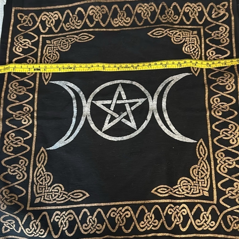 EUC Moon Tote  Bag 100% cotton astrology witchy black 
Shopping, books, spacious - Picture 7 of 8